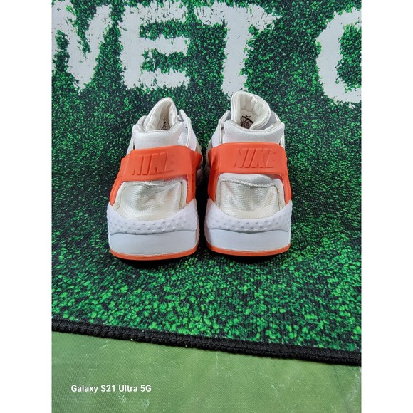 Girls' Nike Air Huarache Run White Racer Pink Running Shoes GS 654280-108 sz 7y - Picture 4 of 10